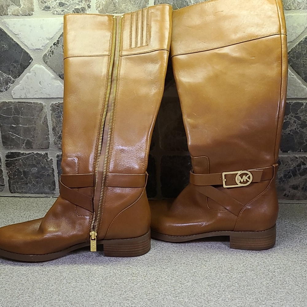 MICHAEL KORS Size 8M Brown knee high Boots - Picture 2 of 16